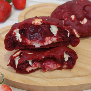 Cookie Red Velvet Delicias em Camadas
