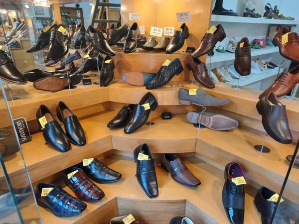 Sapato masculino em couro